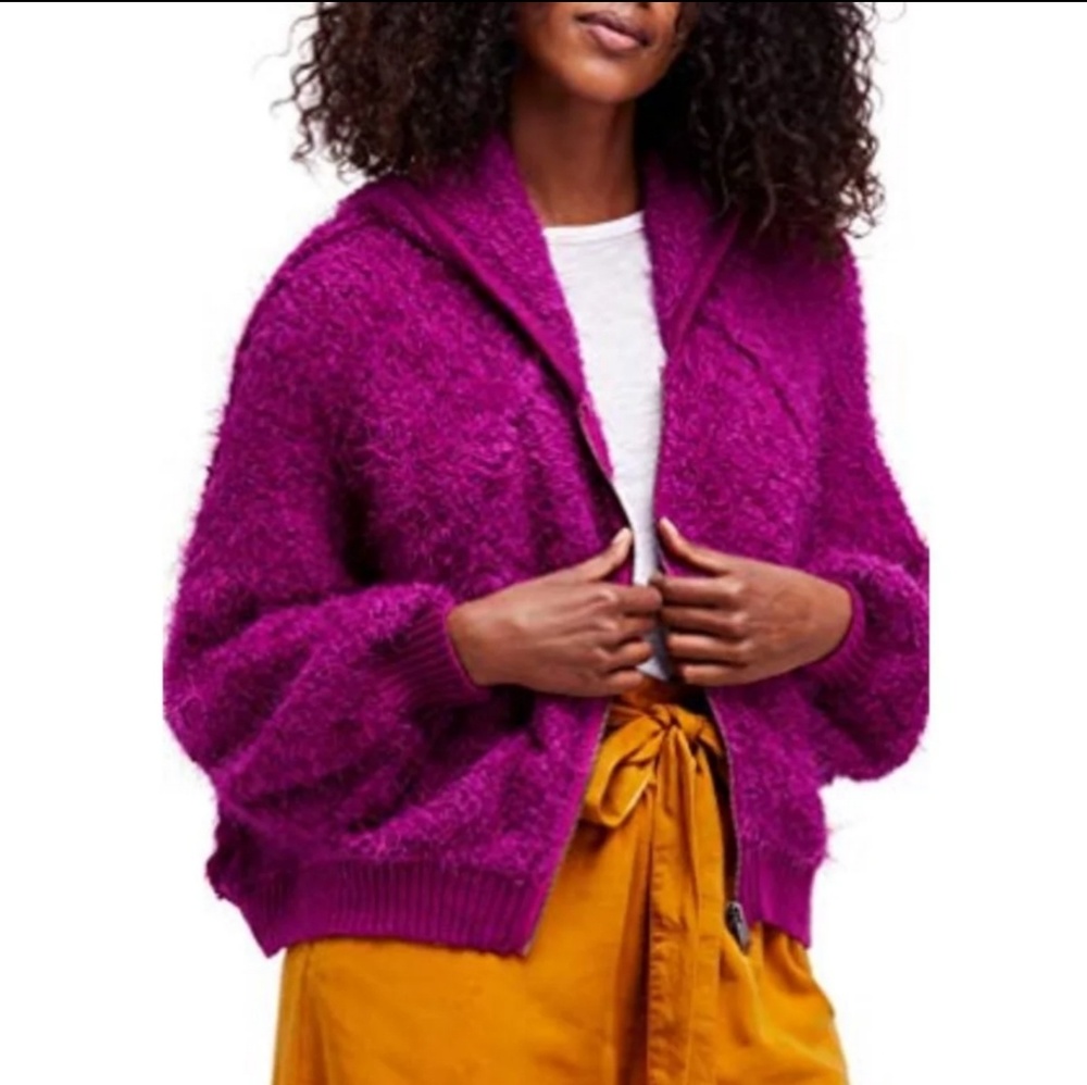 Free people jacket/zip up sweater